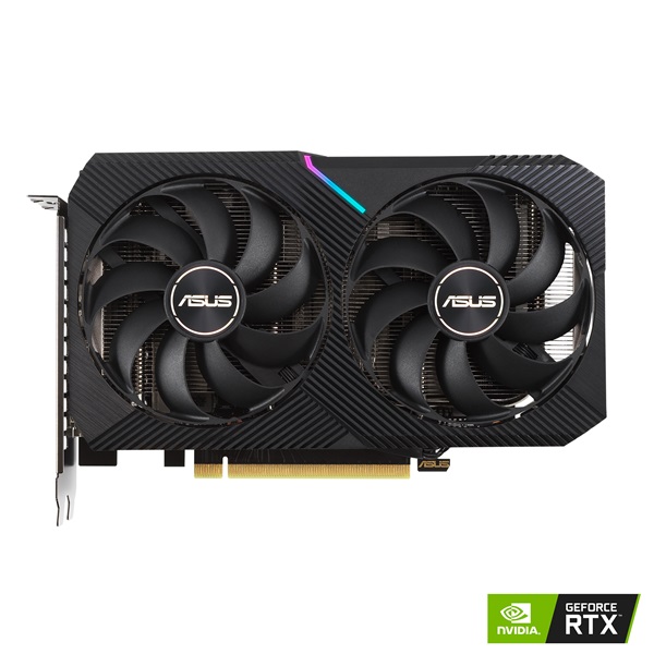 ASUS DUAL-RTX3050-O8G nVidia 8GB GDDR6 128bit PCIe videokártya