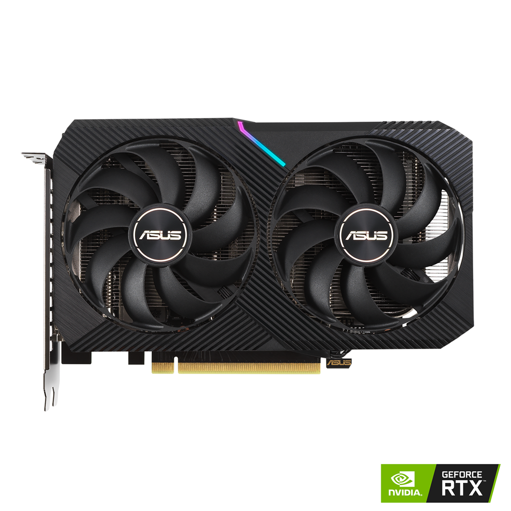 ASUS DUAL-RTX3050-O8G nVidia 8GB GDDR6 128bit PCIe videokártya