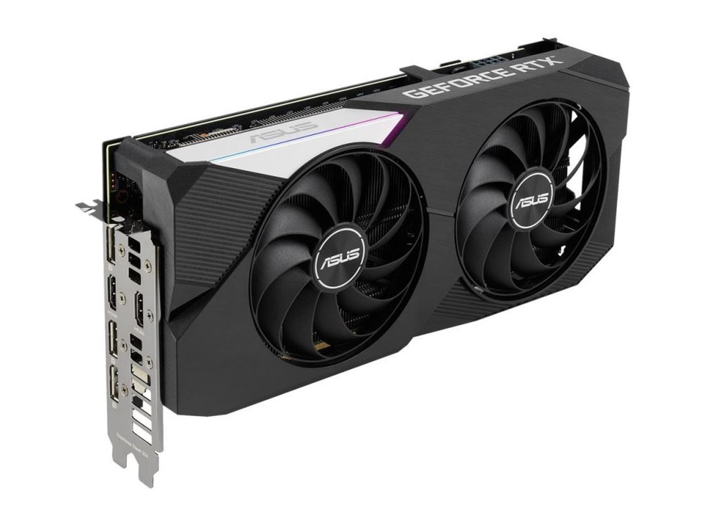 ASUS DUAL-RTX3060TI-O8G nVidia 8GB GDDR6 256bit PCIe videokártya