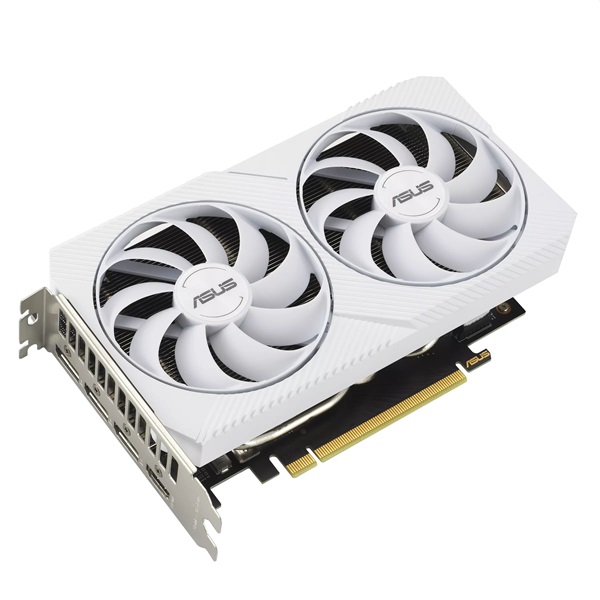 ASUS DUAL-RTX3060-O8G-WHITE nVidia 8GB GDDR6 128bit PCIe videókártya