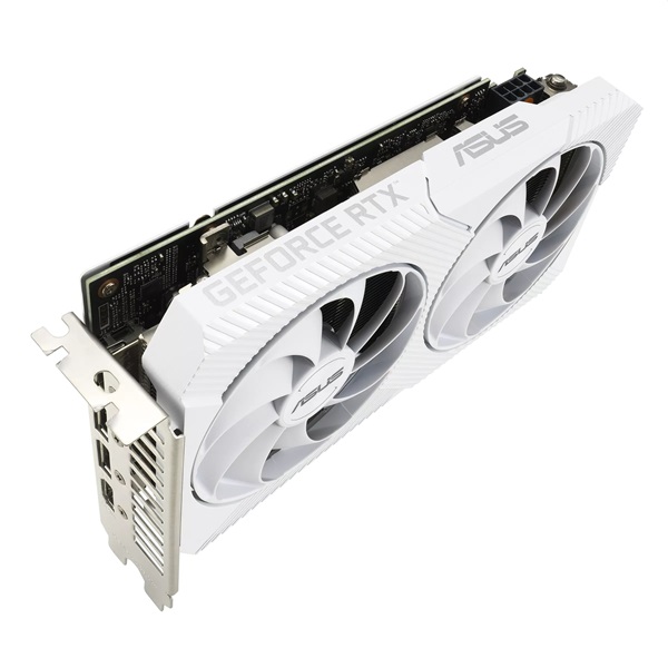 ASUS DUAL-RTX3060-O8G-WHITE nVidia 8GB GDDR6 128bit PCIe videókártya
