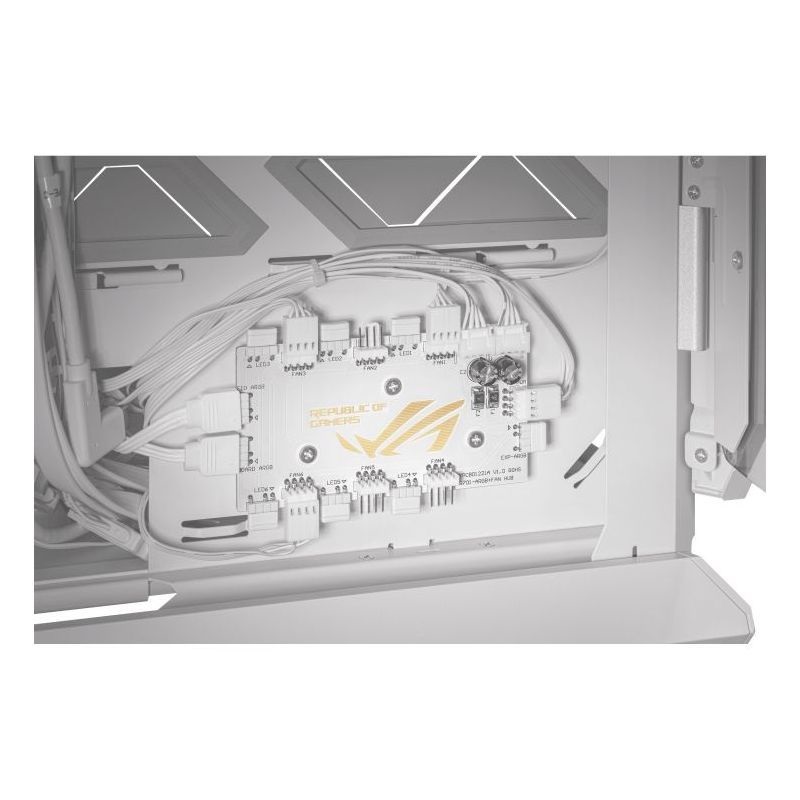 ASUS GR701 ROG HYPERION fehér (táp nélküli) ablakos ATX ház