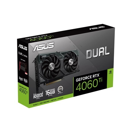 ASUS GeForce RTX 4060 Ti Dual Advanced nVidia 16GB GDDR6 128bit PCIe videókártya