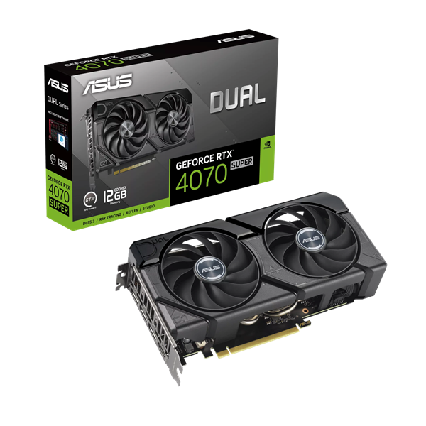 ASUS GeForce RTX 4070 SUPER Dual Evo nVidia 12GB GDDR6X 192bit PCIe videókártya