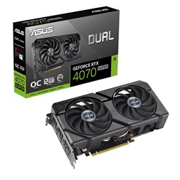 ASUS GeForce RTX 4070 SUPER Dual OC Evo nVidia 12GB GDDR6X 192bit PCIe videókártya