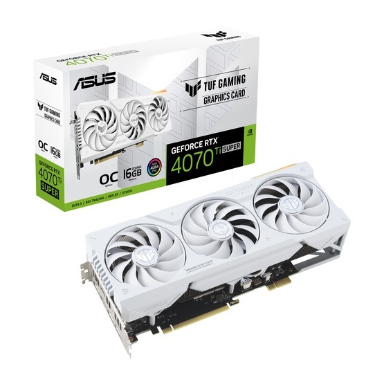ASUS GeForce RTX 4070 Ti SUPER TUF Gaming nVidia 16GB GDDR6X 256bit PCIe videókártya (tápcsatlakozó nélküli)