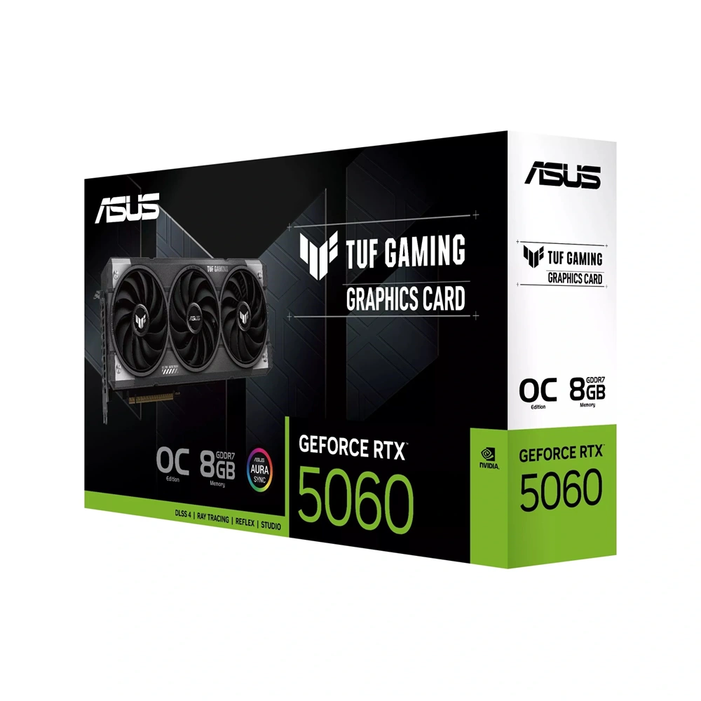 ASUS GeForce RTX 5060 TUF Gaming OC nVidia 8GB DDR7 128bit PCIe videókártya