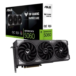 ASUS GeForce RTX 5060 TUF Gaming OC nVidia 8GB DDR7 128bit PCIe videókártya