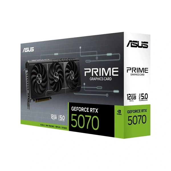 ASUS GeForce RTX 5070 PRIME 12GB GDDR7 192bit (PRIME-RTX5070-12G) Videokártya