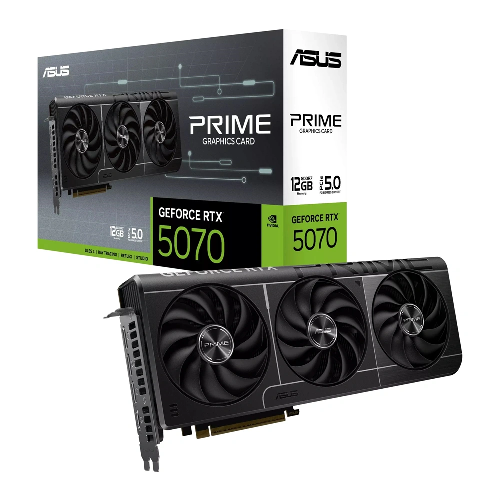 ASUS GeForce RTX 5070 PRIME 12GB GDDR7 192bit (PRIME-RTX5070-12G) Videokártya