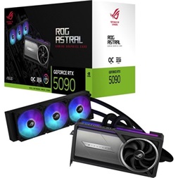 ASUS GeForce RTX 5090 ROG Astral LC Gaming OC nVidia 32GB DDR7 512bit PCIe videókártya