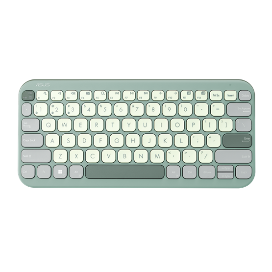 ASUS Marshmallow KW100 HU Green Tea Latte vezeték nélküli billentyűzet