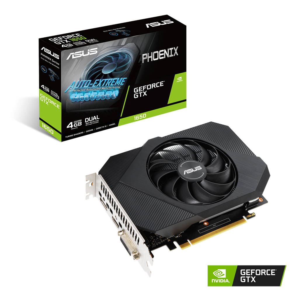 ASUS PH-GTX1650-4GD6-P nVidia 4GB GDDR6 128bit PCIe videokártya