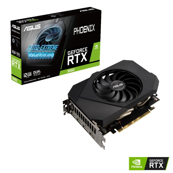ASUS PH-RTX3060-12G-V2 nVidia 12GB GDDR6 192bit PCIe videokártya
