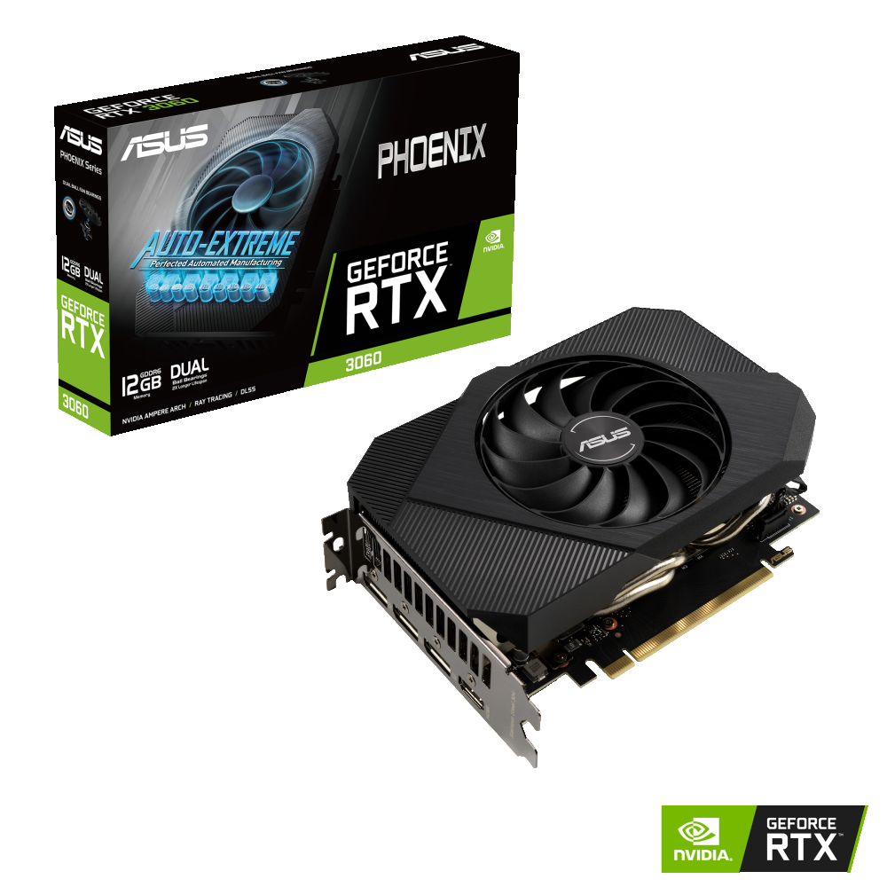 ASUS PH-RTX3060-12G-V2 nVidia 12GB GDDR6 192bit PCIe videokártya
