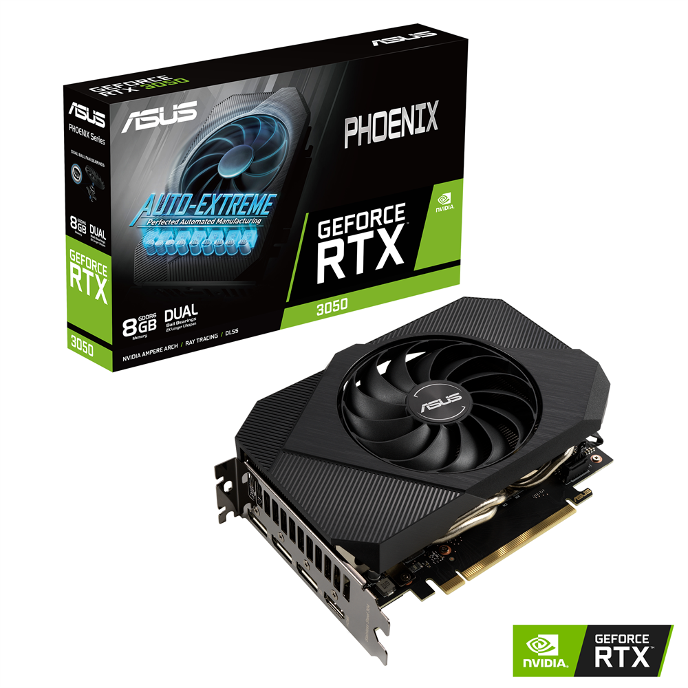 ASUS PH-RTX3050-8G nVidia 8GB GDDR6 128bit PCIe videokártya