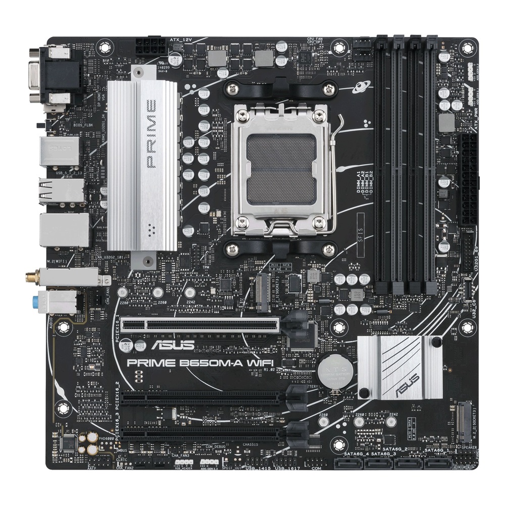 ASUS PRIME B650M-A WIFI AMD B650 AM5 mATX alaplap