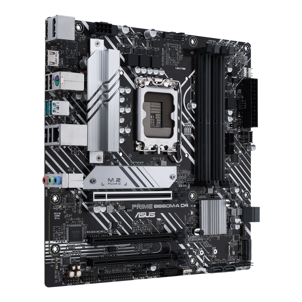 ASUS PRIME B660M-A D4 Intel B660 LGA1700 mATX alaplap