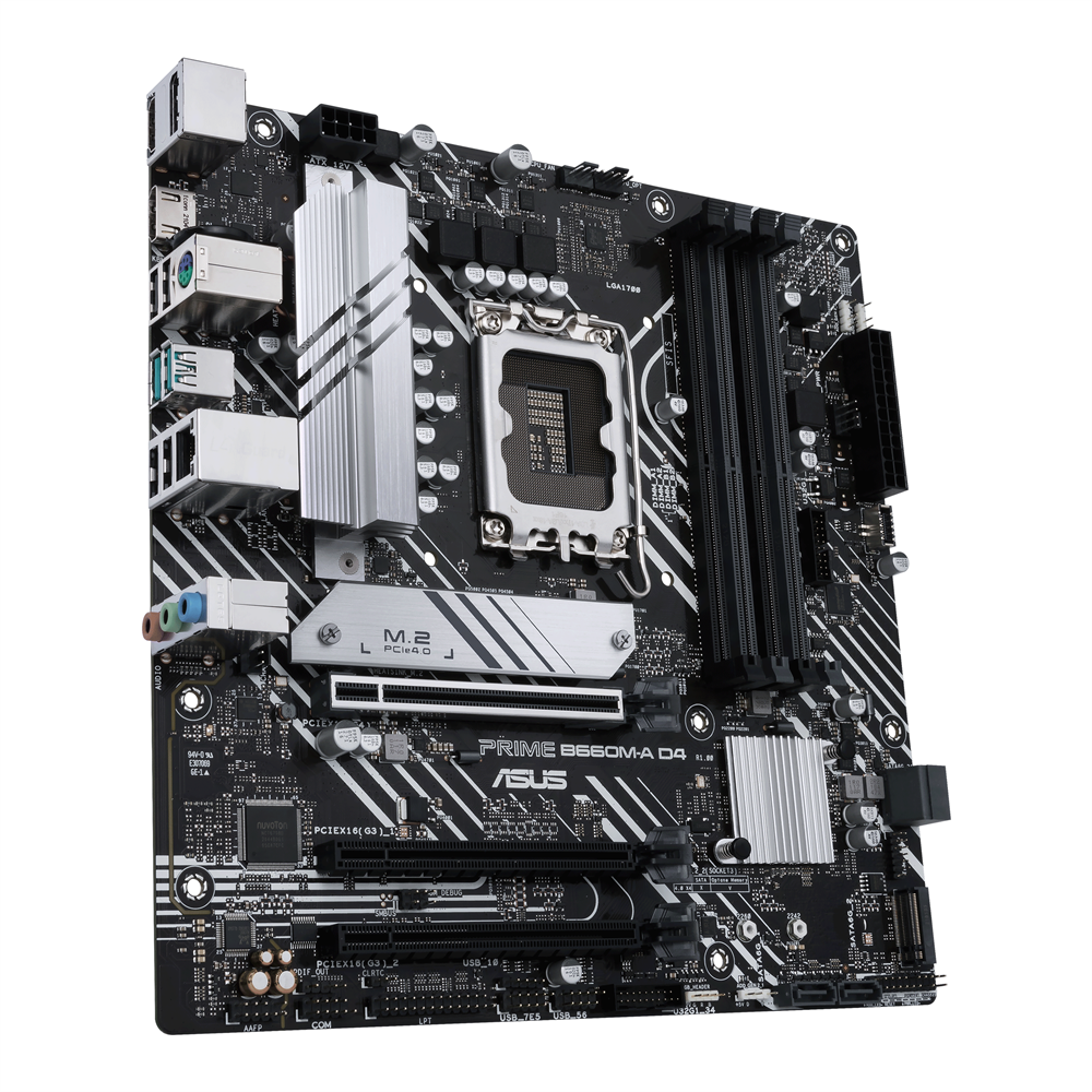 ASUS PRIME B660M-A D4 Intel B660 LGA1700 mATX alaplap