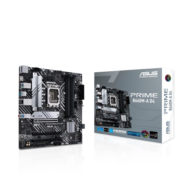 ASUS PRIME B660M-A D4 Intel B660 LGA1700 mATX alaplap