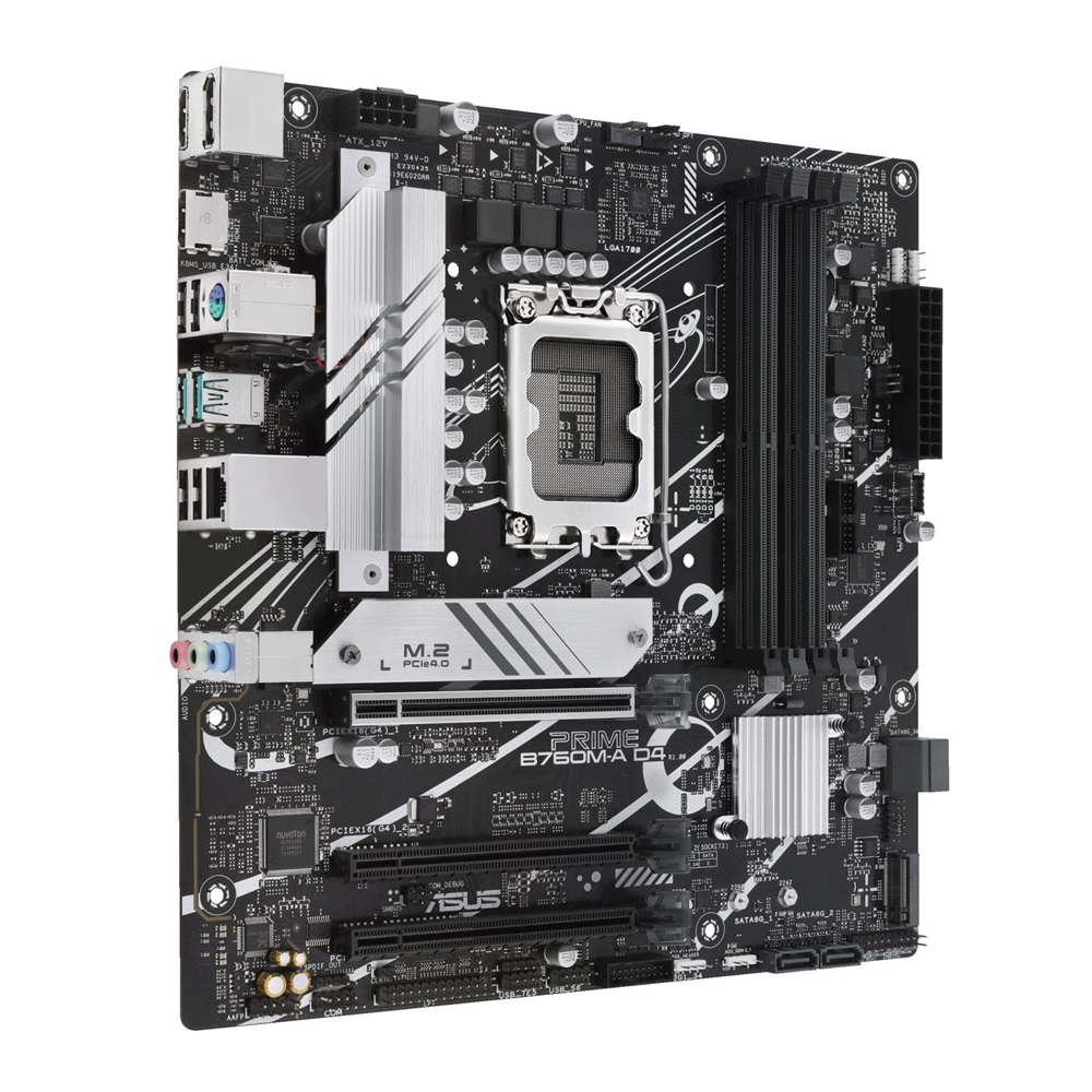 ASUS PRIME B760M-A D4 Intel B760 LGA1700 mATX alaplap