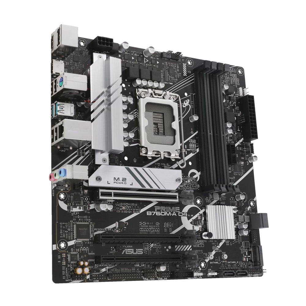 ASUS PRIME B760M-A D4 Intel B760 LGA1700 mATX alaplap
