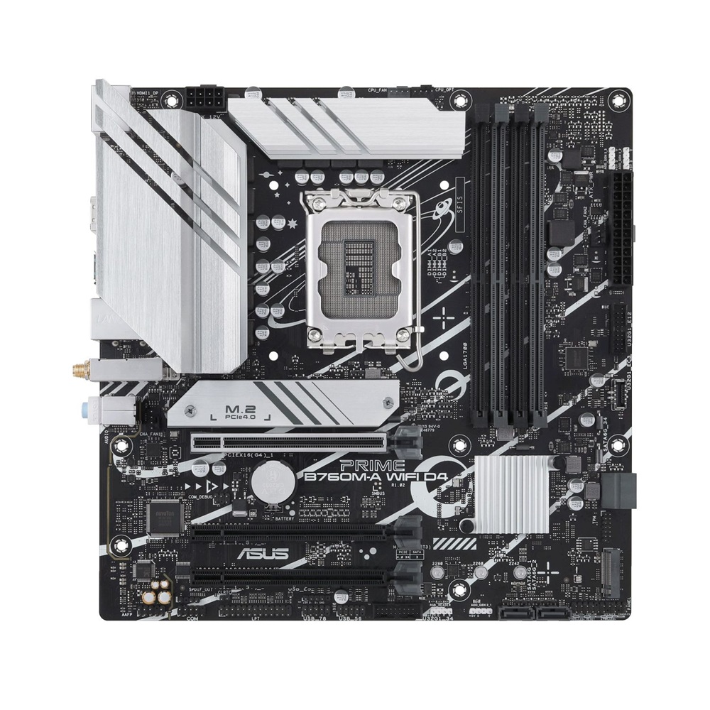 ASUS PRIME B760M-A WIFI D4 Intel B760 LGA1700 mATX alaplap