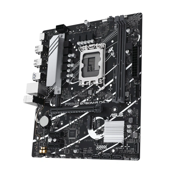 ASUS PRIME B760M-R D4 Intel B760 LGA1700 mATX alaplap