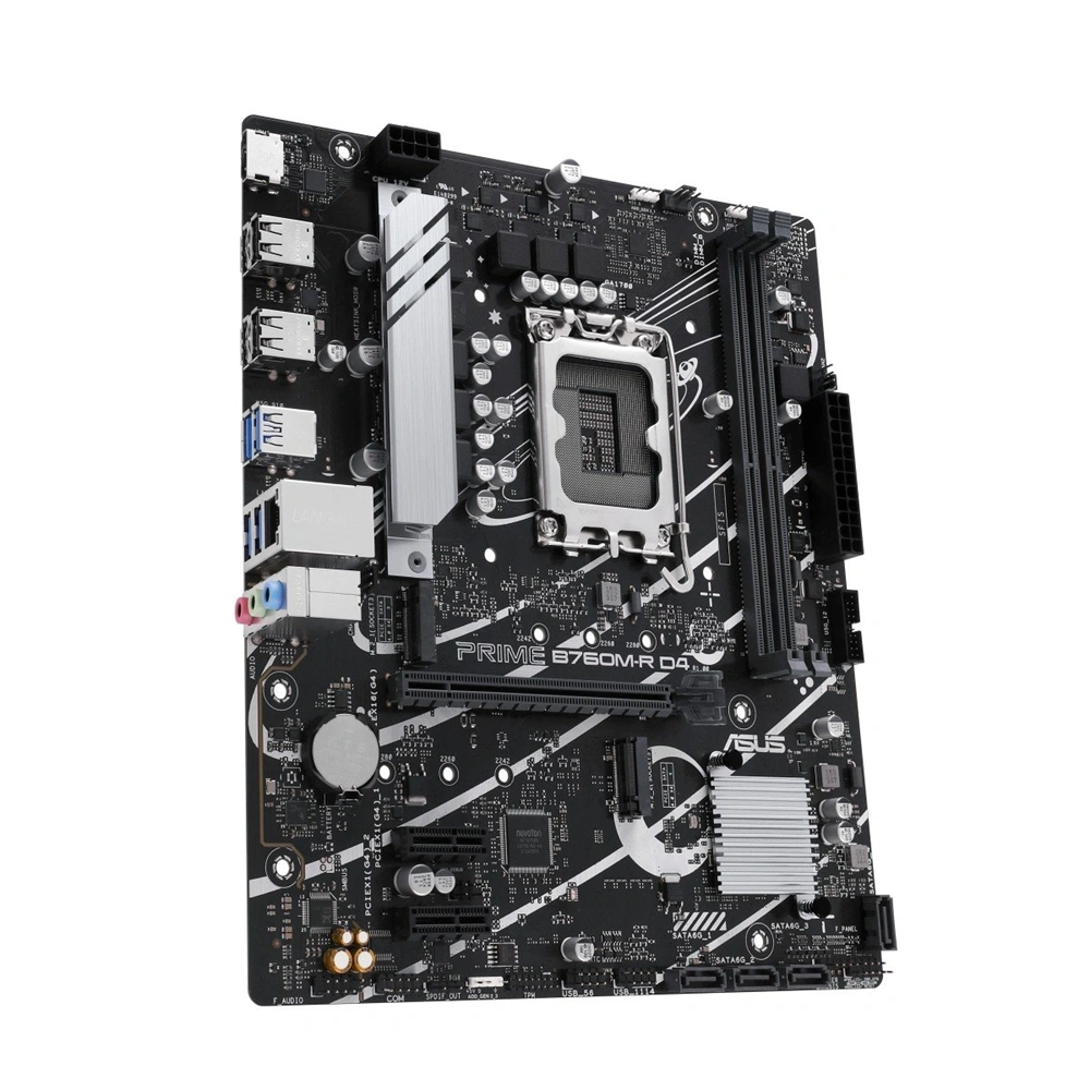 ASUS PRIME B760M-R D4 Intel B760 LGA1700 mATX alaplap