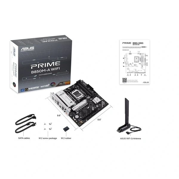 ASUS PRIME B850M-A Wi-Fi AMD B850 AM5 mATX alaplap