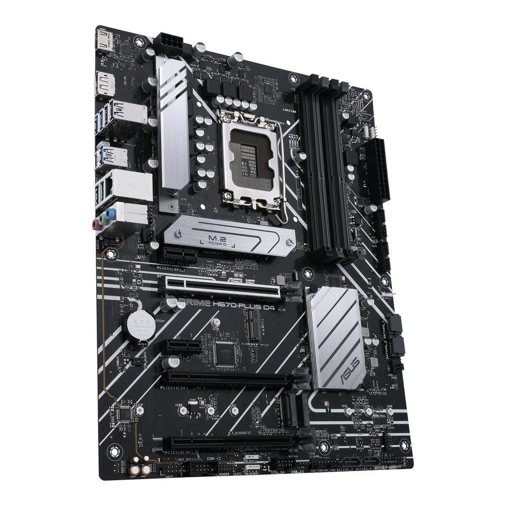 ASUS PRIME H670-PLUS D4 Intel H670 LGA1700 ATX alaplap