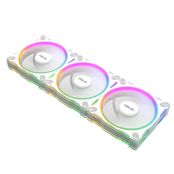ASUS PRIME MR120 FAN ARGB REVERSE fehér 3IN1 ventilátor