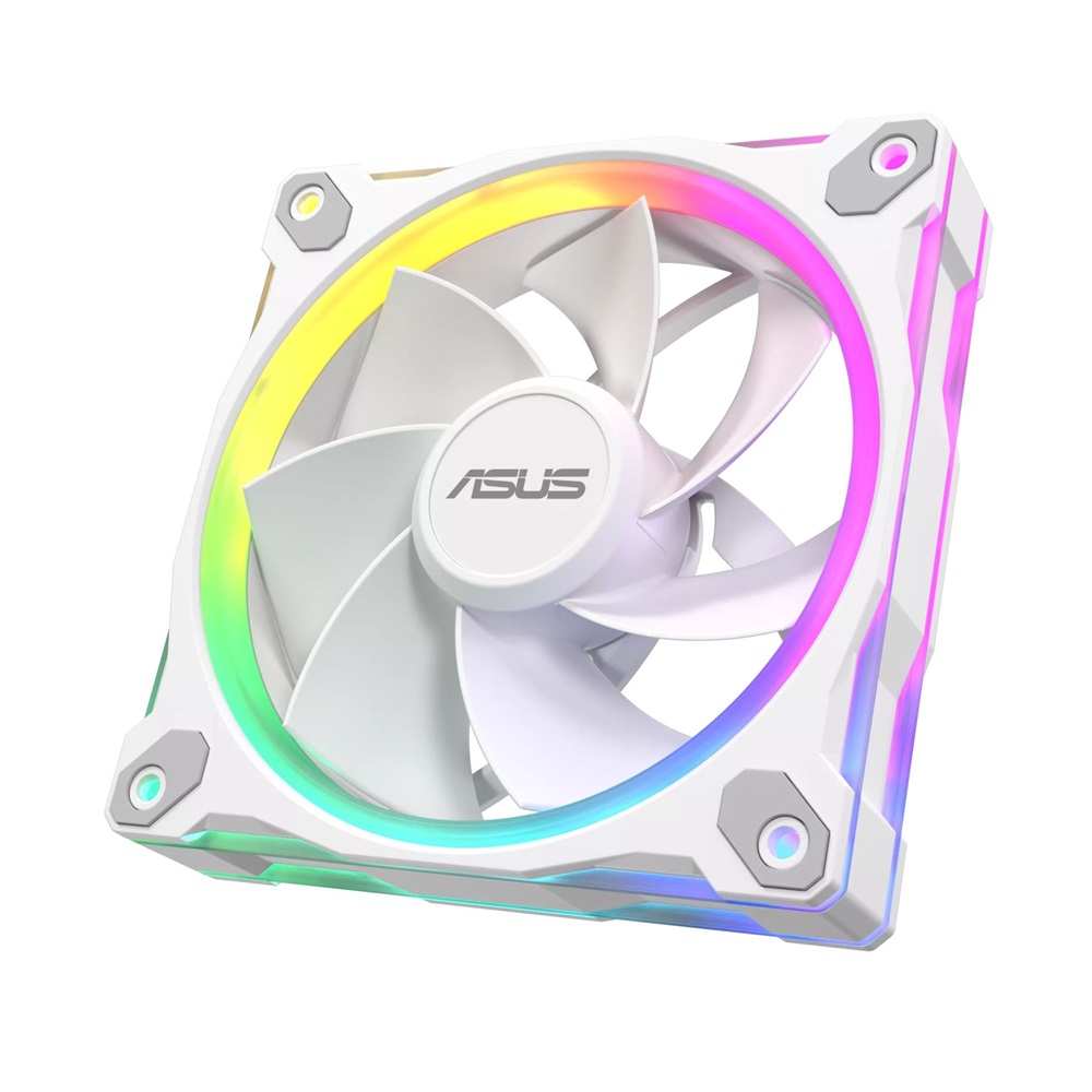 ASUS PRIME MR120 FAN ARGB REVERSE fehér 3IN1 ventilátor
