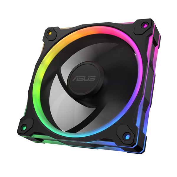ASUS PRIME MR120 FAN ARGB REVERSE fekete 3IN1 ventilátor