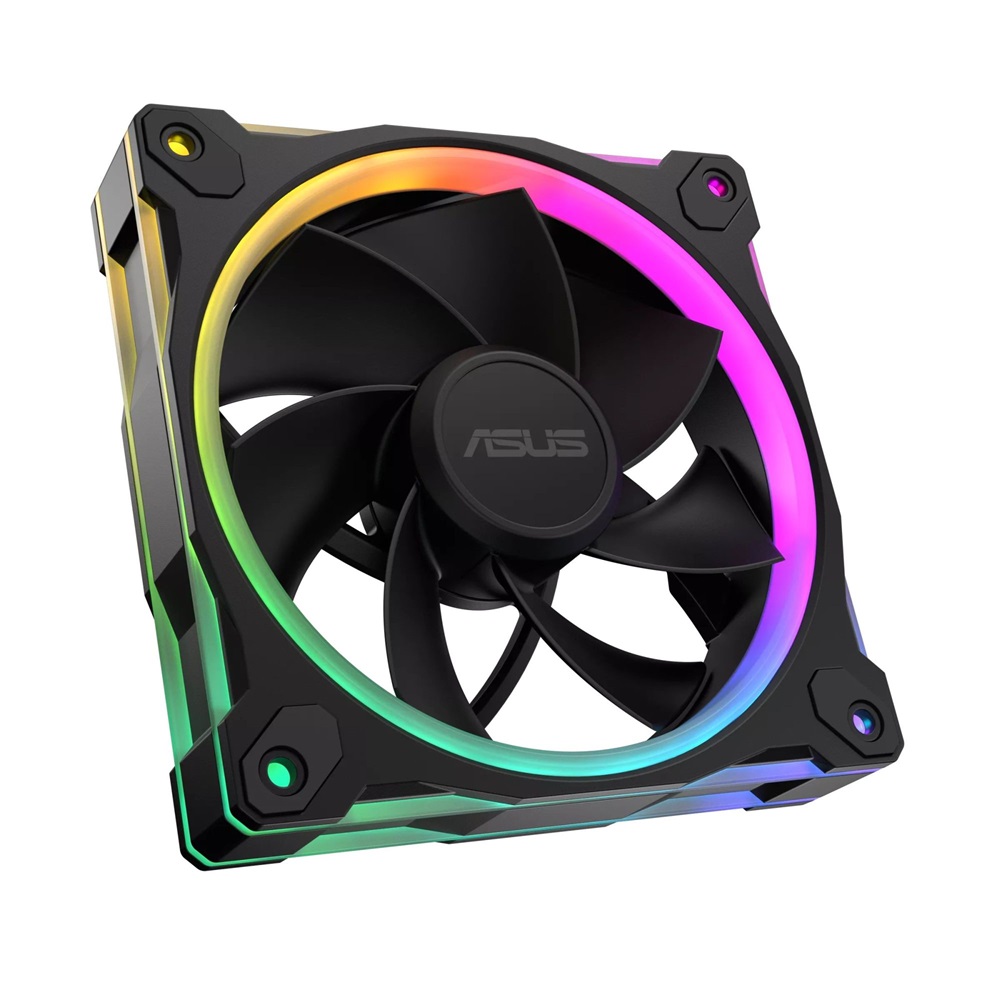 ASUS PRIME MR120 FAN ARGB REVERSE fekete ventilátor