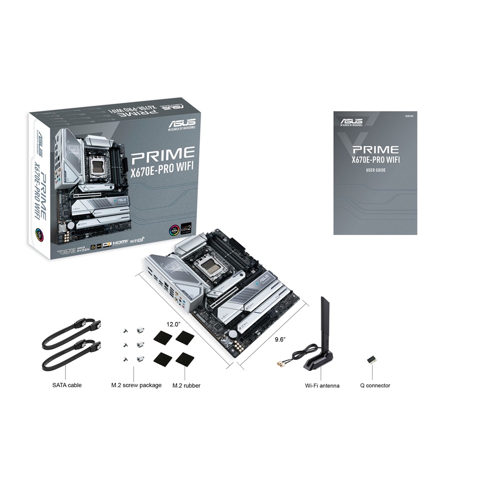 ASUS PRIME X670E-PRO WIFI AMD X670 AM5 ATX alaplap
