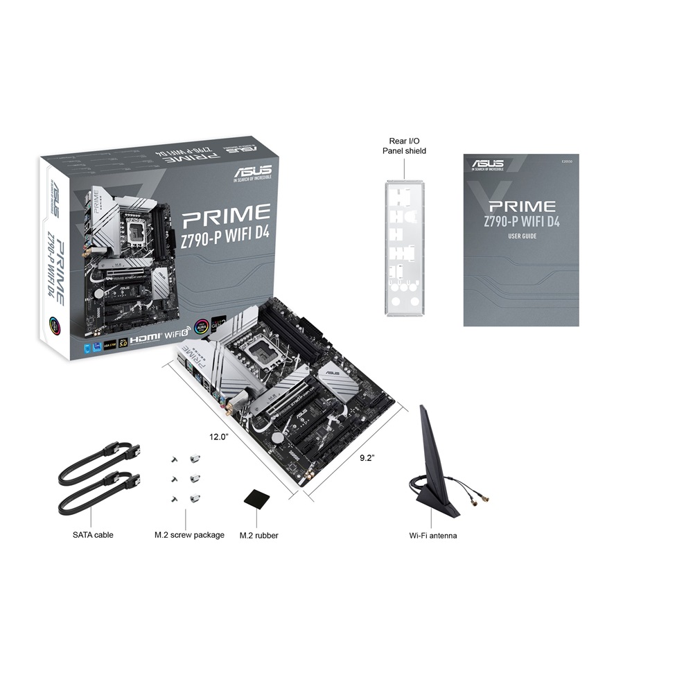 ASUS PRIME Z790-P WIFI D4 Intel Z790 LGA1700 ATX alaplap