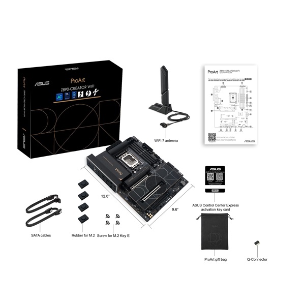 ASUS PROART Z890-CREATOR Wi-Fi Intel Z890 LGA1851 ATX alaplap