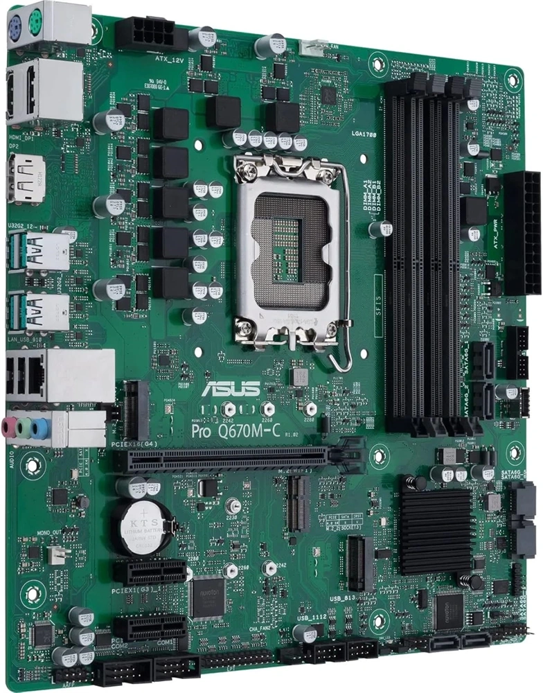 ASUS PRO-Q670M-C-CSM Intel Q670 LGA1700 mATX alaplap