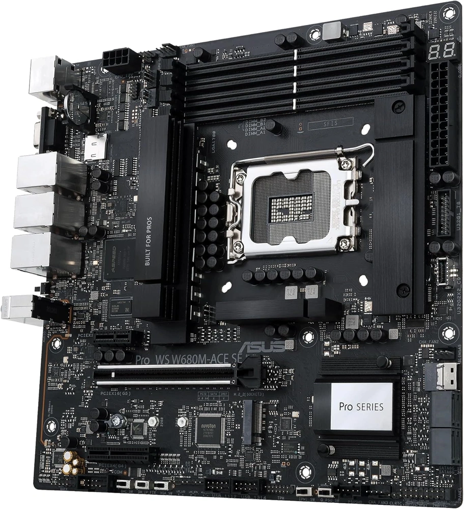 ASUS PRO WS W680M-ACE SE Intel W680 LGA1700 mATX alaplap