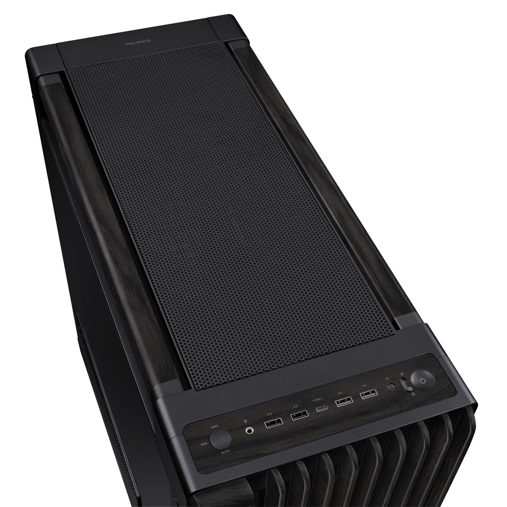 ASUS ProArt PA602 Wood TG fekete (táp nélküli) ablakos EATX ház