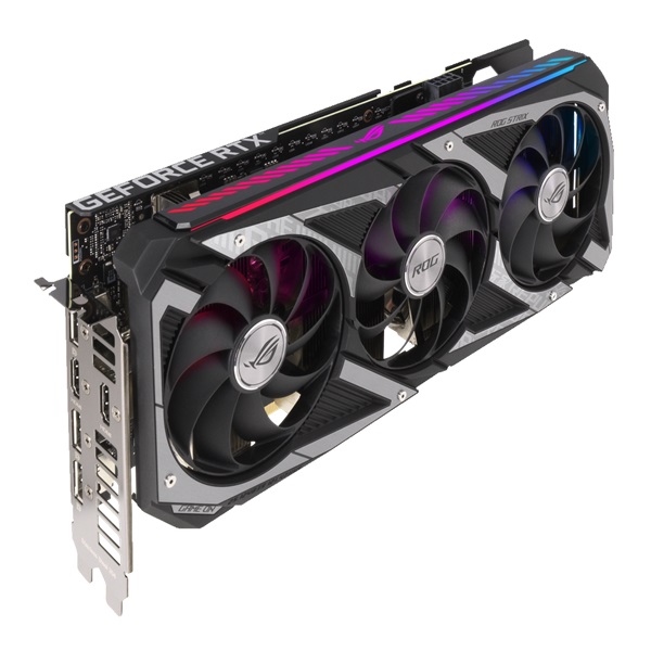 ASUS ROG-STRIX-RTX3060-O12G-V2-GAMING nVidia 12GB GDDR6 192bit PCIe videokártya