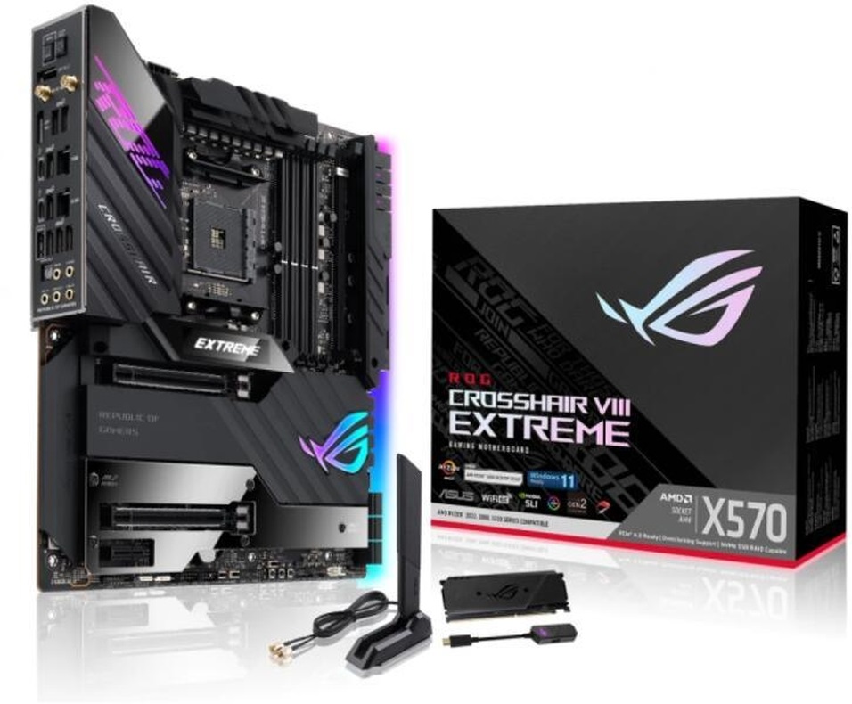 ASUS ROG CROSSHAIR VIII EXTREME AMD X570 SocketAM4 ATX alaplap
