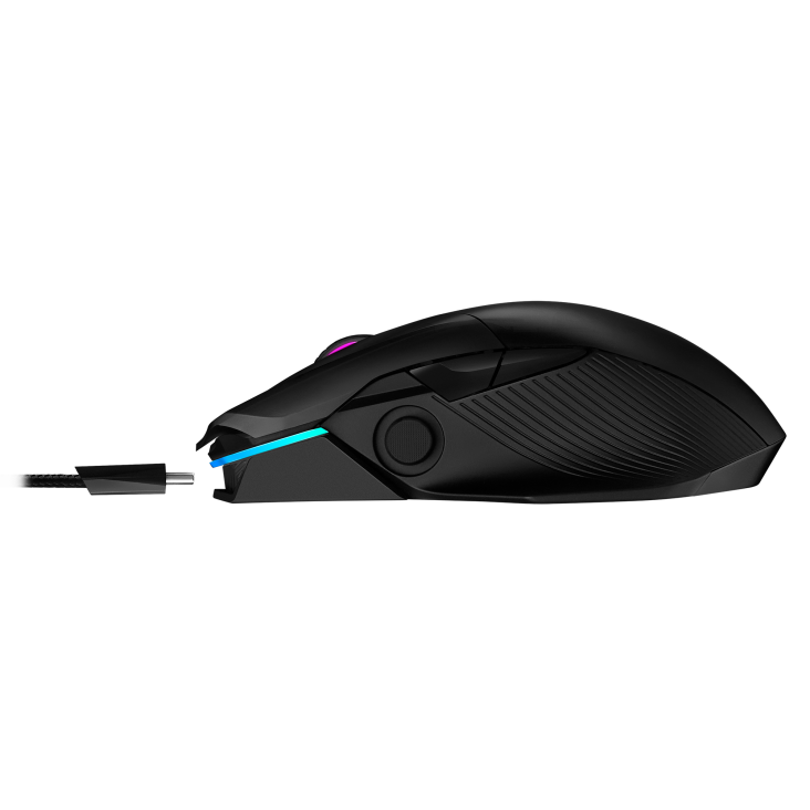 ASUS ROG Chakram vezeték nélküli fekete gamer egér