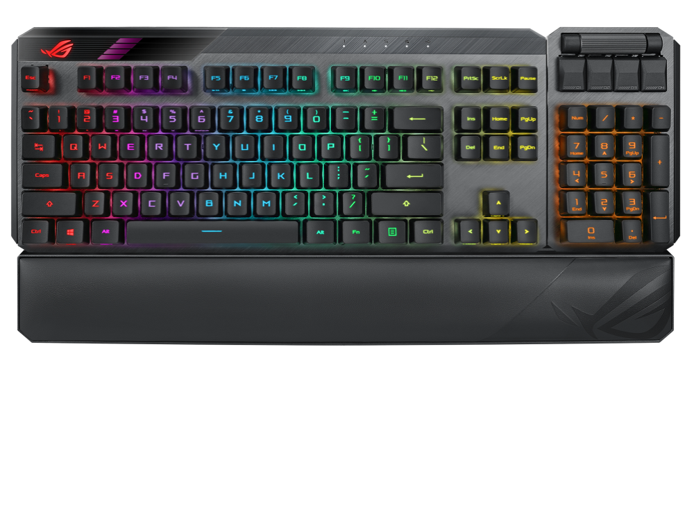 ASUS ROG Claymore II (RX Red) HUN világító mechanikus billentyűzet