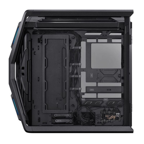 ASUS ROG HYPERION GR701 BTF EDITION fekete (táp nélküli) ablakos ARGB mATX ház