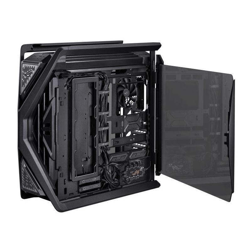 ASUS ROG HYPERION GR701 BTF EDITION fekete (táp nélküli) ablakos ARGB mATX ház