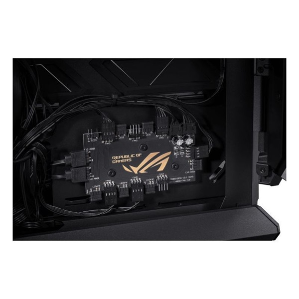 ASUS ROG HYPERION GR701 BTF EDITION fekete (táp nélküli) ablakos ARGB mATX ház