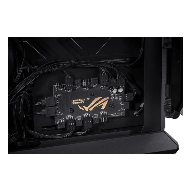 ASUS ROG HYPERION GR701 BTF EDITION fekete (táp nélküli) ablakos ARGB mATX ház