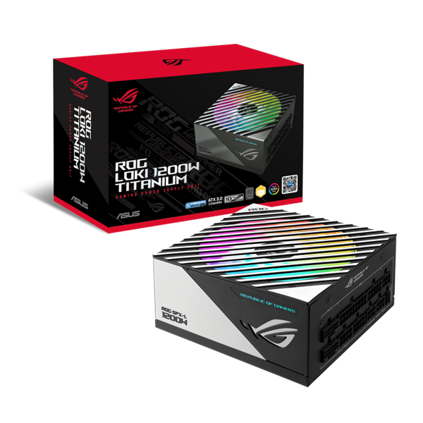 ASUS ROG Loki 1200W 80+ Titanium ventillátorral moduláris tápegység